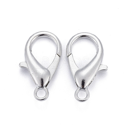 Zinc Alloy Lobster Claw Clasps E107-P-NF-1