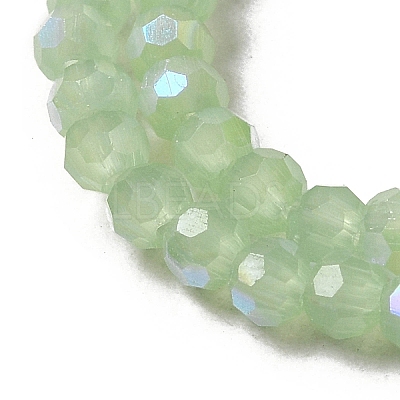 Imitation Jade Glass Beads Strands EGLA-A035-J3mm-L01-1