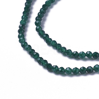 Natural White Jade Beads Strands G-F596-46D-2mm-1