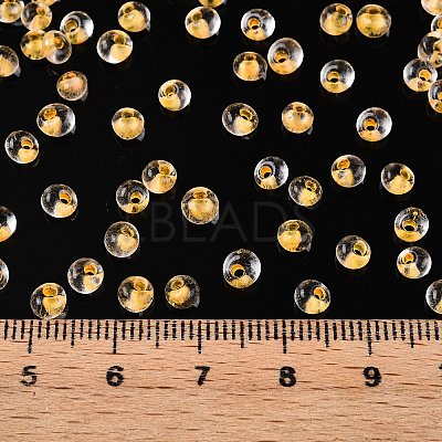 6/0 Inside Colours Transparent Glass Seed Beads X1-SEED-T007-07F-1