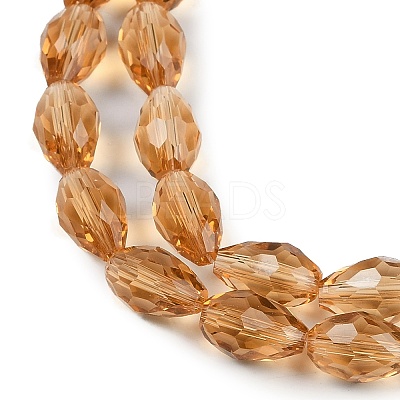 Transparent Glass Beads Strands EGLA-N013-T6mm-D21-1