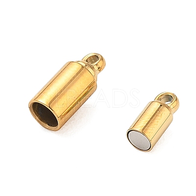 304 Stainless Steel Magnetic Clasps X-STAS-B104-01A-G-1