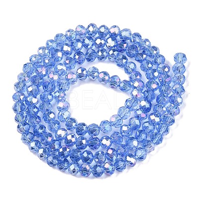 Electroplate Glass Beads Strands LS-EGLA-A044-T4mm-B14-1