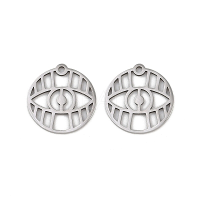 201 Stainless Steel Pendants STAS-U052-02C-P-1