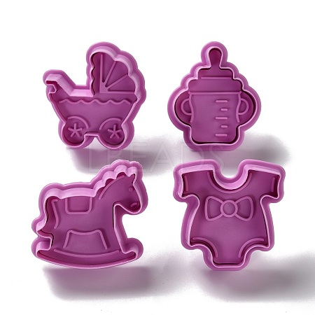 Childhood Themed PET Plastic Cookie Cutters DIY-K056-01-1