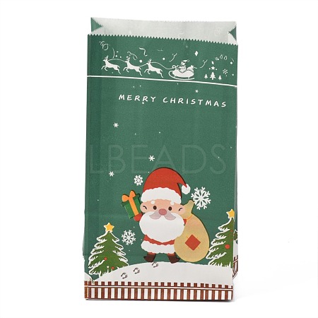 Christmas Theme Kraft Paper Bags CARB-H030-B02-1