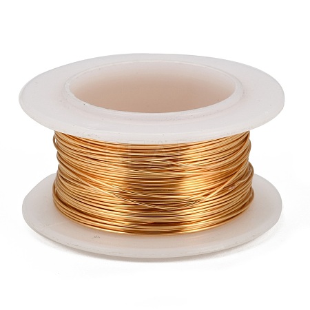 Round Copper Jewelry Wire X-CWIR-I002-0.3mm-G-NR-1