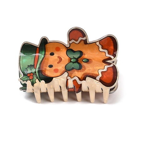 Christmas Acetic Acid Claw Hair Clips for Women Girls PHAR-G016-01B-1