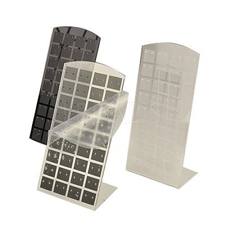 Organic Glass Earring Stands Displays EDIS-E003-M-1