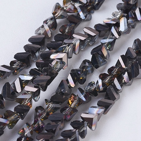 Electroplate Glass Beads Strands EGLA-J145-4mm-HP02-1