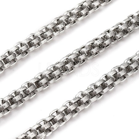 304 Stainless Steel Link Chains CHS-S012-01P-1