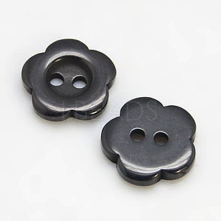 Resin Buttons RESI-D031-12mm-02-1