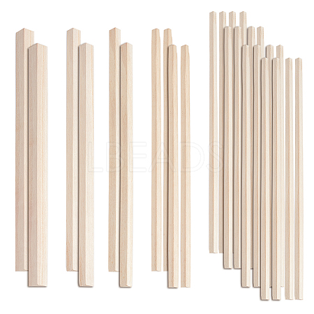 Olycraft 26Pcs 5 Style Triangle Wood Sticks DIY-OC0010-14-1