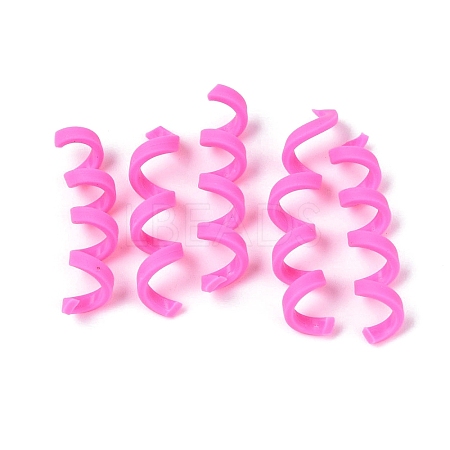 Handmade Polymer Clay Spiral Beads FIND-Q122-01E-1