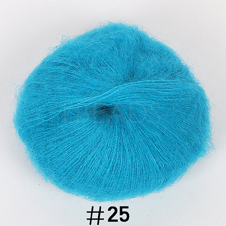 Soft Fuzzy Angora Mohair Wool Yarn PW22070138857-1