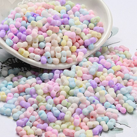 Macaron Color Opaque Frosted Glass Seed Beads X-SEED-K009-12B-01-1