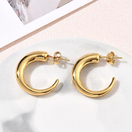 304 Stainless Steel Stud Earrings SA-CBA46AF-12G-1