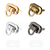 Zinc Alloy Bag Twist Lock Clasps PALLOY-CA0001-46-RS-1