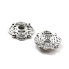4-Petal Tibetan Style Alloy Flower Bead Caps LS-TIBE-S222-P-NR-2