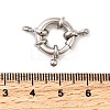 Brass Spring Ring Clasps KK-D407-01P-D-3