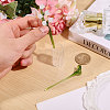2Pcs Glass Flower Display Decorations AJEW-CO0001-04A-3