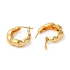 Rack Plating Brass Hoop Earrings EJEW-R151-06G-2