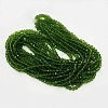 Faceted(32 Facets) Round Glass Beads Strands X-EGLA-J042-4mm-11-2