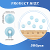 Opaque Acrylic Beads MACR-SP0001-27B-03-2