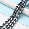 Non-Magnetic Synthetic Hematite Beads Strands IM601-6x12-4