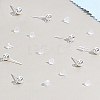 925 Sterling Silver Stud Earring Findings STER-BBC0009-91A-7