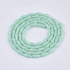 Opaque Solid Color Glass Beads Strands GLAA-T009-001H-2