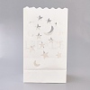 Hollow Candle Paper Bag CARB-WH0007-04-1