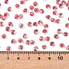6/0 Baking Paint Transparent Fringe Glass Seed Beads X1-SEED-N006-06F-4