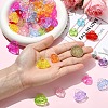 60Pcs 2 Styles Transparent Acrylic Pendants TACR-YW0003-38-4
