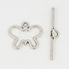 Tibetan Style Alloy Toggle Clasps X-LF5111Y-NF-1