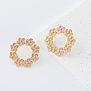 304 Stainless Steel Enamel Stud Earrings for Women JJ0945-2-1