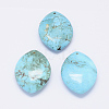 Natural Howlite Pendants G-K178-08-2