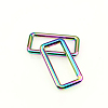 Zinc Alloy Rectangle Buckle Ring PURS-PW0001-403-2