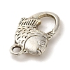 Tibetan Style Alloy Lobster Claw Clasps TIBEP-L021-26AS-2