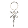 Alloy Skull Pendant Keychain KEYC-JKC00896-1