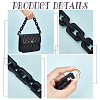 Acrylic Bag Links Straps PURS-WH0001-07C-3