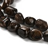 Natural Bronzite Beads Strands G-P497-01E-77-4