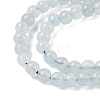 Natural Aquamarine Beads Strands G-D327-B01-4mm-4