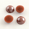 Pearlized Plated Opaque Glass Cabochons PORC-S801-4mm-29-1