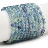 Natural Fluorite Beads Strands G-L662-A02-4mm-2