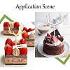 SUNNYCLUE 40Pcs Acrylic Mirror Cake Toppers AJEW-SC0001-58-5