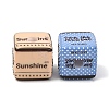Opaque Printed Acrylic Beads AC-CBAC57E-09-2