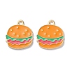 Alloy Enamel Pendants ENAM-O001-11V-G-1