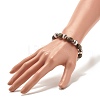 Grooved Acrylic & Plastic Beaded Bracelet Bracelet for Women BJEW-JB07567-3