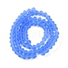 Imitate Austrian Crystal Frosted Glass Beads Strands EGLA-A039-T3mm-MD07-2